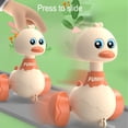 thumbnail image 6 of Toddler Duck Toys，Learning and Crawling Toys for Babies，Kids Toys，Press Cart Toys ，Interactive Press Small Toy，Tummy Time Toys, for Babies and Toddlers, 6 of 6