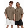 thumbnail image 4 of Sundazz Oversized T Shirts for Women Cotton Vintage Acid Wash Tees Baggy Shirts Trendy Casual Tops, 4 of 8