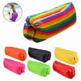 thumbnail image 1 of Inflatable Lazy Air Bed Lounger Couch Chair Sofa Camping Beach Bean Bag, 1 of 3