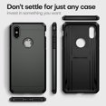 thumbnail image 5 of ImpactStrong Compatible with iPhone X Case/iPhone Xs Case, Heavy Duty Dual Layer Protection Cover Heavy Duty Case - Black, 5 of 8
