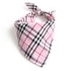 thumbnail image 1 of Lindo conjunto de collar para perro con correa, corbata y pañuelo para la cabeza, ajustable, suave y cómodo, con diseño floral., 1 of 5