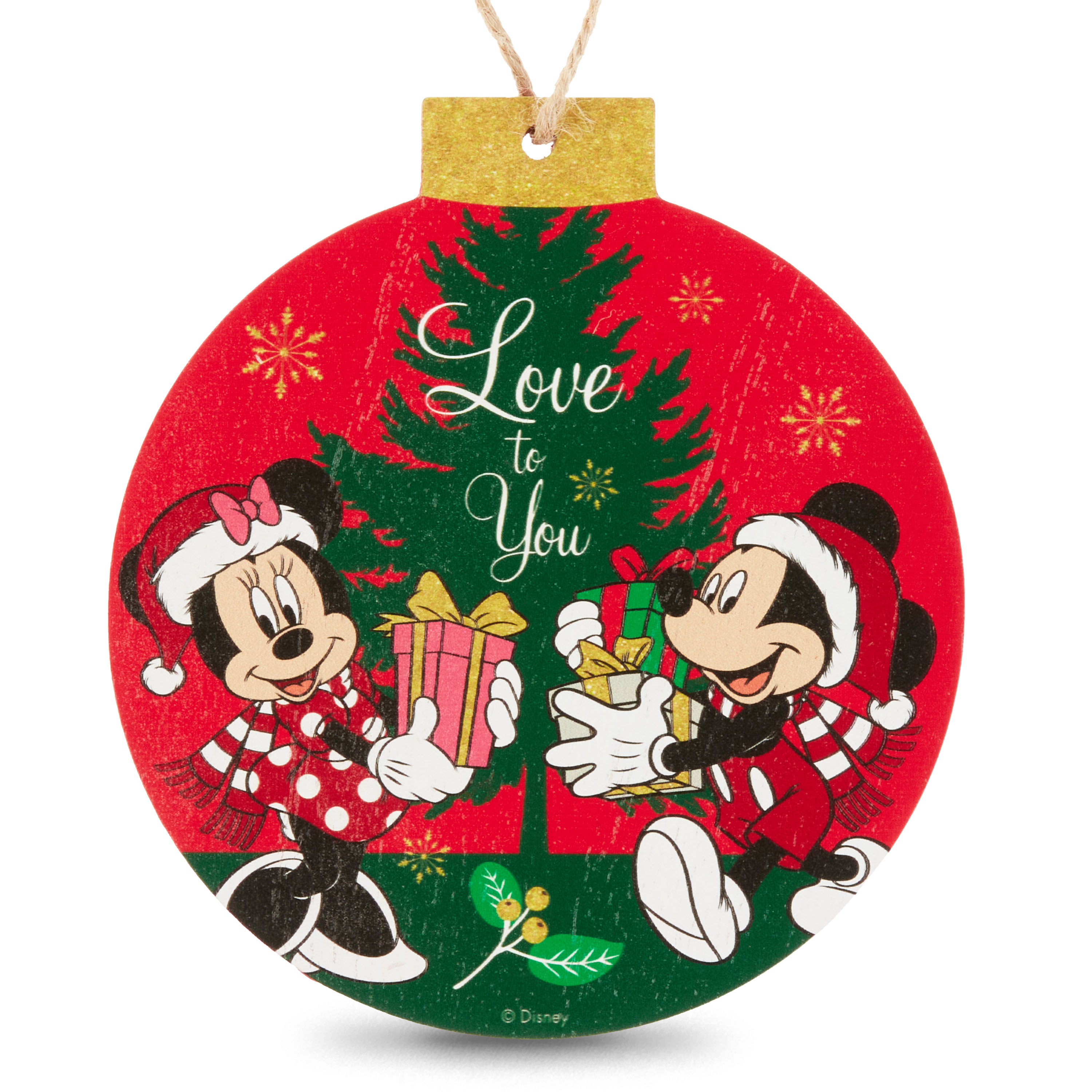 Disney Mickey and Friends Mini Hanging Sign 3 Pack Set, 6 inches Tall, MDF, Multi-Color, Online Only - image 5 of 5