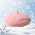thumbnail image 4 of FAWUUDO Kids Beret Hat Girls Solid Color Artist French Beret Cap, 4 of 7