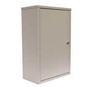 Economy Painted Beige Double Door Narcotic Cabinet (24H x 16W x 8D)