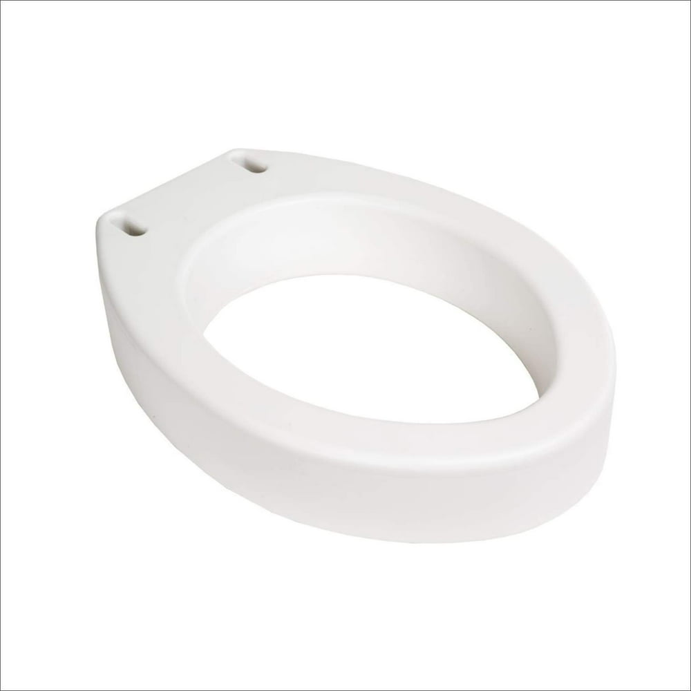 Essential Medical Supply Toilet Seat Riser, Elongated, 19.5 x 14 x 3.5