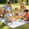 thumbnail image 6 of Outdoor Camping Mat with Reflective Foil Layer, Sleeping Mat for Tent, Portable Foam Pad for Picnic Beach Ground, Lightweight Roll Up Insulation Mat, 6 of 9