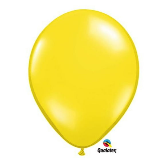Burton & Burton 16" Citrine Yellow Qualatex Balloons Pack/50