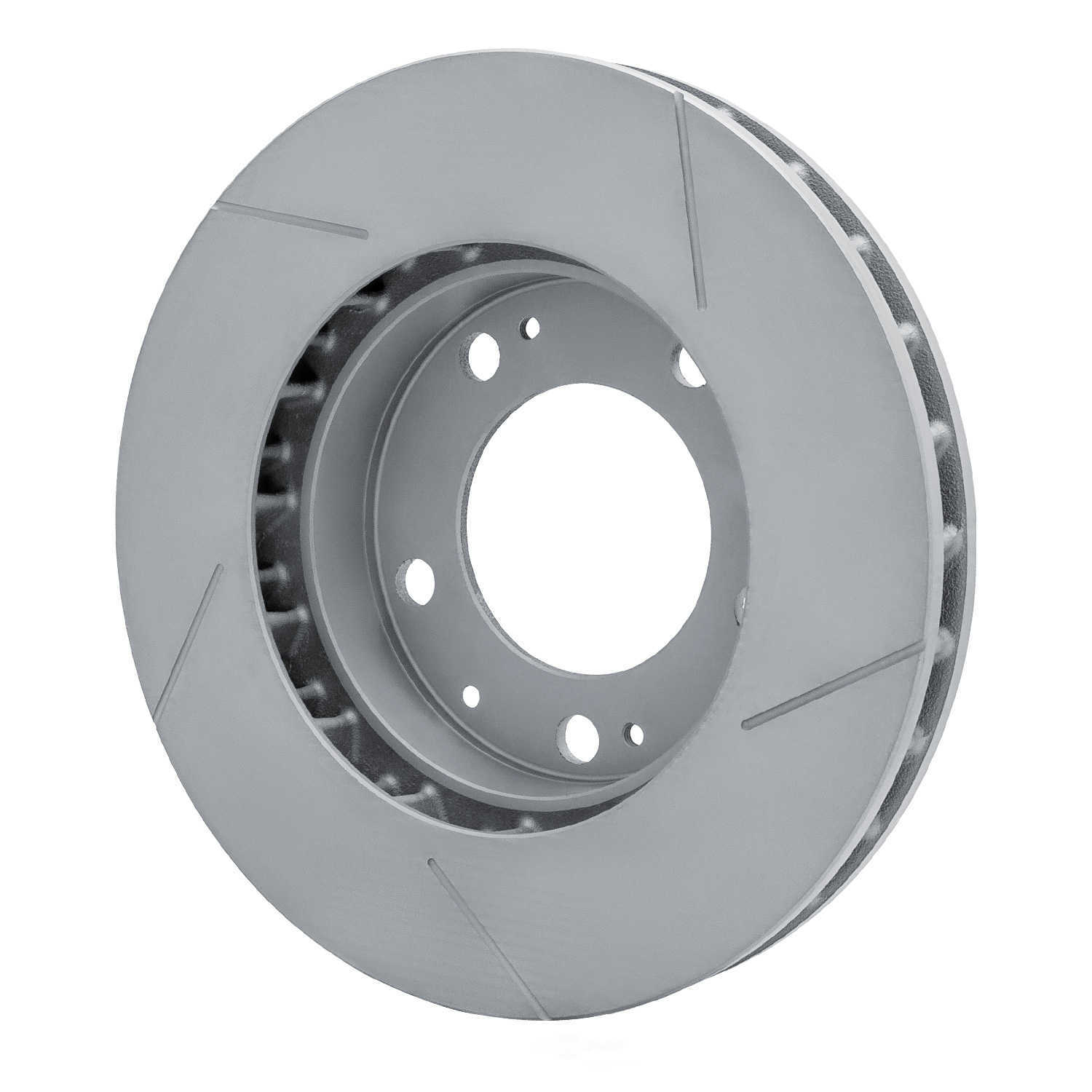 Dynamic Friction Company 910-02008D DFC Hi-carbon Alloy Geomet Coated Rotor - Slotted