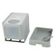 thumbnail image 4 of Caja de arena para gatos con cajón completamente cerrado que evita fugas, caja de baño para gatos de gran espacio para interiores, color gris, 4 of 14