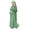 Mint Green, variant on Abaya for Girls, Musliđť—† Long Sleeve Prayer Dress Ramadan Kaftan with Hijab đť–¨slamic Eid Robe, Modest Arabic Clothing Comfy Fashion