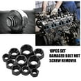 thumbnail image 4 of Bolt Extractor Kit, Black Alloy Bolt Extractor Automotive Tools with Multiple Options for Easy Removal of Broken Hardware, 4 of 7