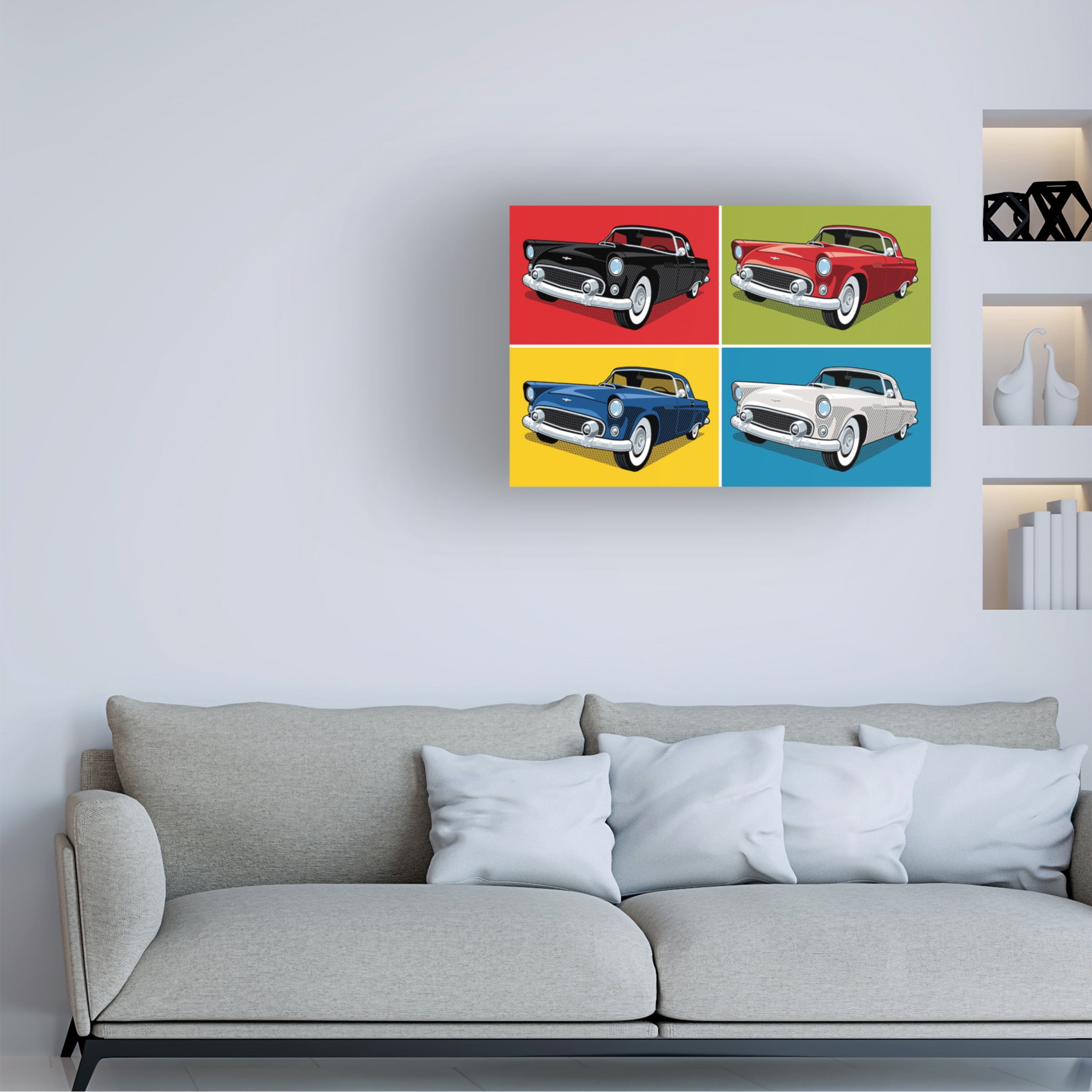 Ron Magnes '1956 Thunderbird Classic Car' Canvas Art