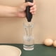thumbnail image 2 of Batidora de mano, espumador de leche, batidor eléctrico automático para bebidas, batidor de crema, batidor de huevos y café, color negro, 2 of 7