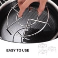 thumbnail image 6 of HOMEMAXS 3 Pcs Air Wire Steam Rack Pot Stand Kitchen Tool 15X8CM Silver, 6 of 8