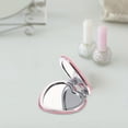 thumbnail image 4 of Espejo compacto con forma de corazón para mujer, espejo pequeño de bolsillo, portátil, rosa, miniespejo plegable, espejo de maquillaje de viaje para niñas, 4 of 8