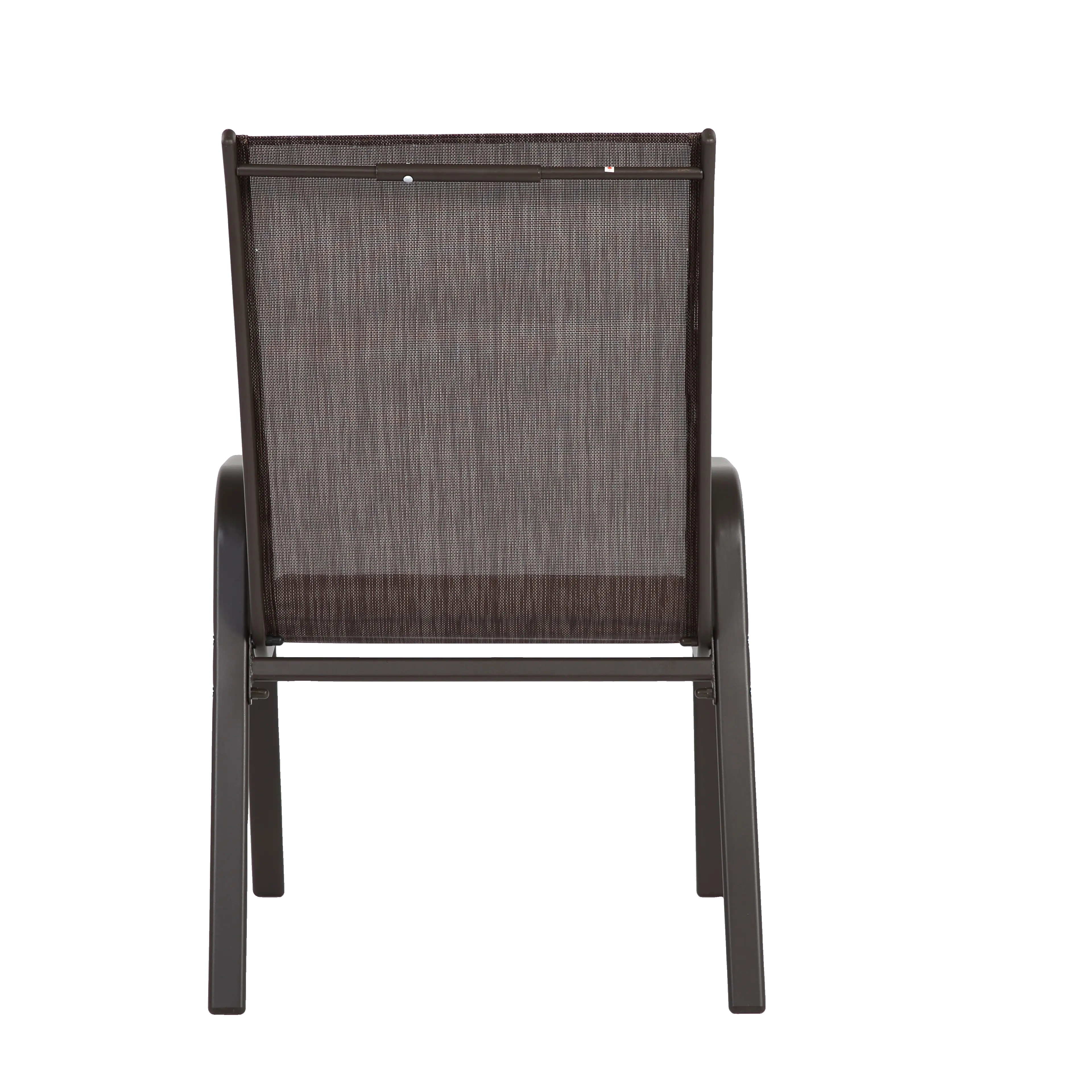 Aukfa 4 Pieces Patio Dining Chairs, Outdoor Bistro Chairs w/ High Backrest for Garden Patio,Brown