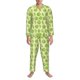 thumbnail image 3 of Balery Various Lemons Pijama para Hombre de Dos Piezas con Manga Larga, Conjunto de Dormir y Descanso Suave con Bolsillos-Small, 3 of 7