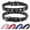 Black, variant on Leather Dog Collars for Small Medium Dogs with Rivet, Adjustable Studded Cute Dog Collar for Pet Boy Girl Kitten Cats, Bling Spiked Puppy Collars