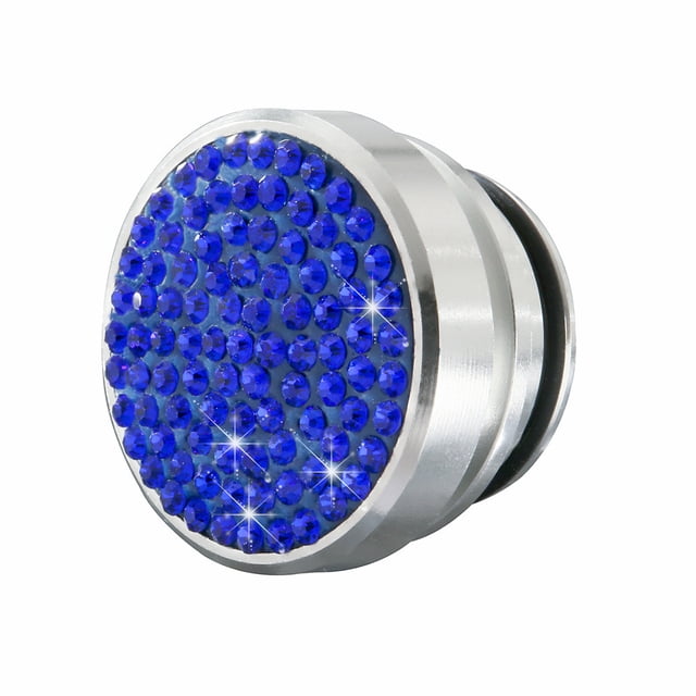 Tapa de encendedor de coche de metal con forma de diamante, tapa antipolvo para enchufe de encendedor de coche hembra
