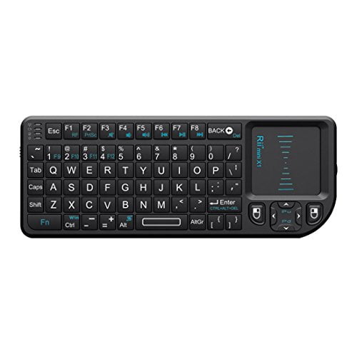 håndtering stemme famlende Rii 2.4G Mini Wireless Keyboard with Touchpad Mouse,Lightweight Portable  Wireless Keyboard Controller with USB Receiver Remote Control for Windows/  Mac/ Android/ PC/Tablets/ TV/Xbox/ PS3. X1 - Walmart.com