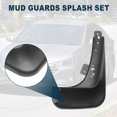 thumbnail image 3 of Unique Bargains Automotive Mud Guards Splash for Compatible for Hyundai Sonata l4 2.0L Petrol Sedan 2011-2013, 3 of 7