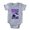 Heather Grey, variant on CafePress - Songbirds CROP Text - Cute Infant Baby Football Bodysuit