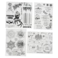 thumbnail image 1 of Sellos De Goma, Sellos Transparentes De Forma única Para Diarios Para álbumes De Fotos Para Manualidades De Papel Ccdes Otros, 1 of 8