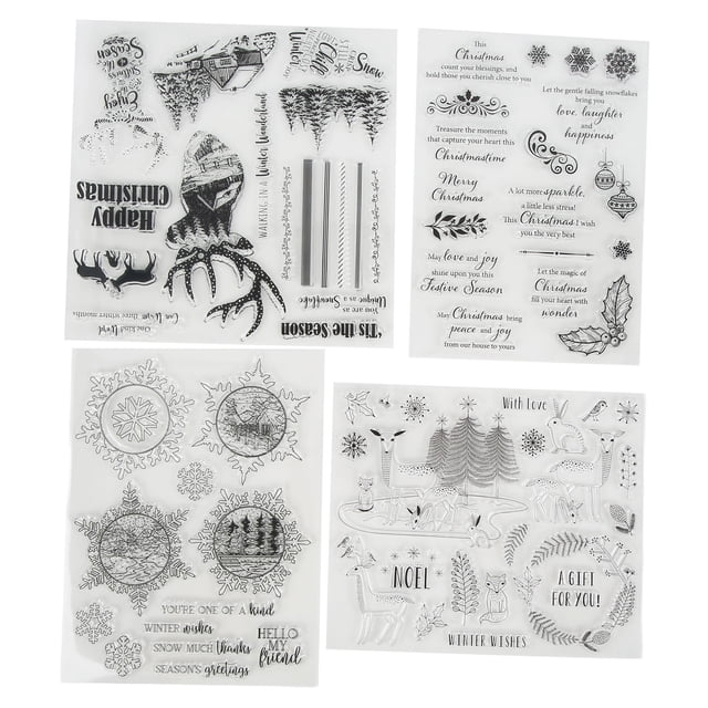 Sellos De Goma, Sellos Transparentes De Forma única Para Diarios Para álbumes De Fotos Para Manualidades De Papel Ccdes Otros