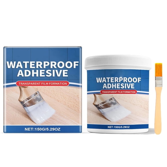 Versatile Quick-Drying Transparent Waterproof Adhesive,Multifunctional Transparent Waterproof Coating,transparents Waterproofs Coating Agent for Wood, Metal,Walls (1pc)