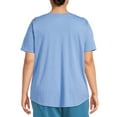 thumbnail image 3 of Terra & Sky Women's Plus Size V-Neck Tee with Short Sleeves, 3 of 5