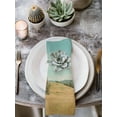 thumbnail image 3 of Hokiten Kitchen Dinner Napkins Set of 4 Turquoise Sky Hills Cloth Napkins Reusable Washable Table Napkins for Weddings Cocktail Parties Holiday Table Decor 20x20 Inch, 3 of 8