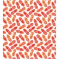 thumbnail image 3 of Ambesonne Orange Duvet Cover Sets, Vintage Tropical Exotic, 2-Twin, Orange White, 3 of 4