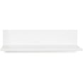 Hangman No Stud Photo & Collector's Ledge Floating Shelf 12" White