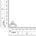 thumbnail image 4 of 2CT 10K Solid Rose Gold Bridal Ring Set Teardrop Lab Created Moissanite Diamond Halo Engagement Ring Pear Promise Ring Marquise Wedding Band for Women G-H/VVS1 Certificate of Authenticity, 4 of 6
