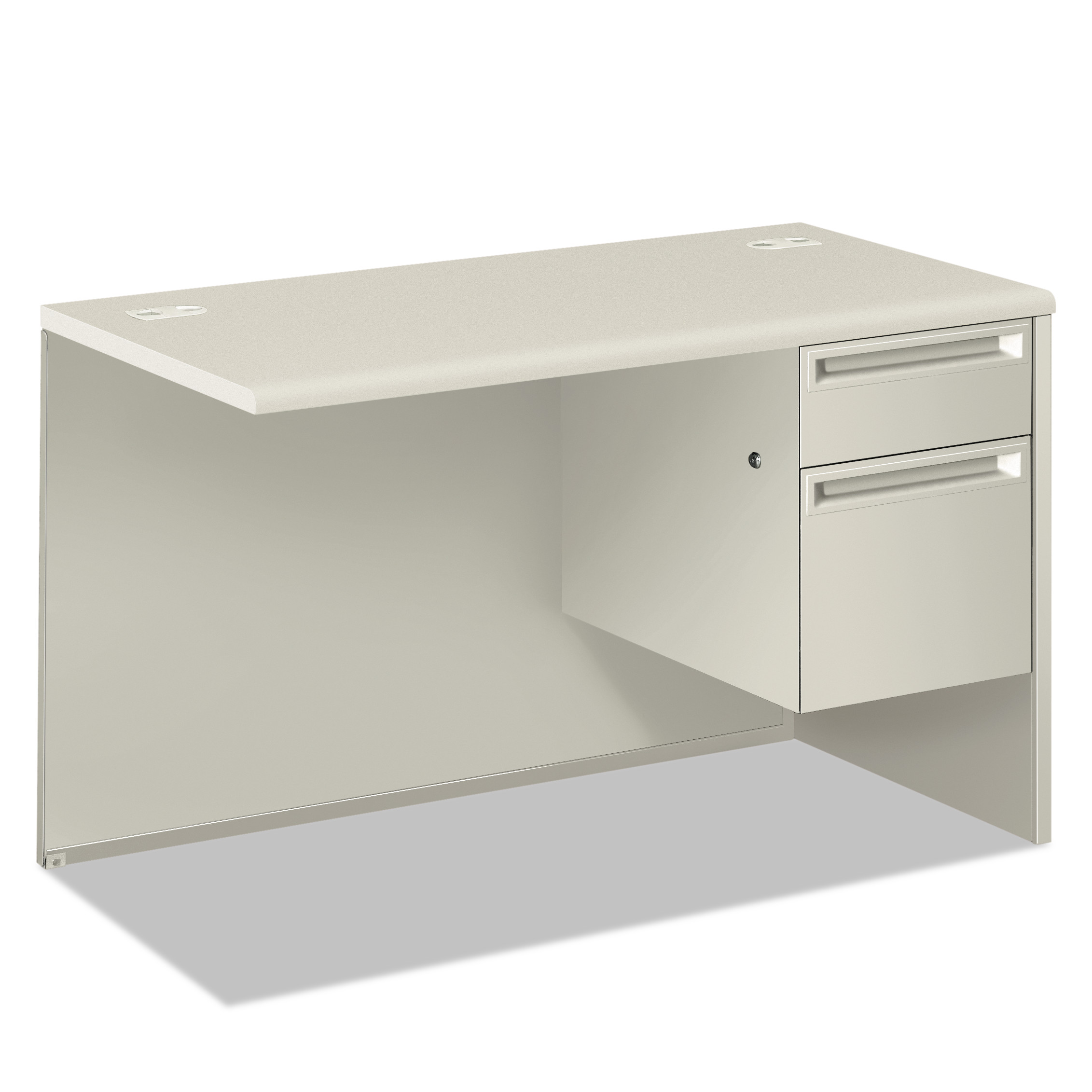 HON 38000 Series Return Pedestal, Box/File, 26.38wx50.38dx31.38h, Right ...