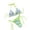 Green, variant on Women Shiny Bikini Micro String Two Pieces Swimsuit Female Thong Swimwear
