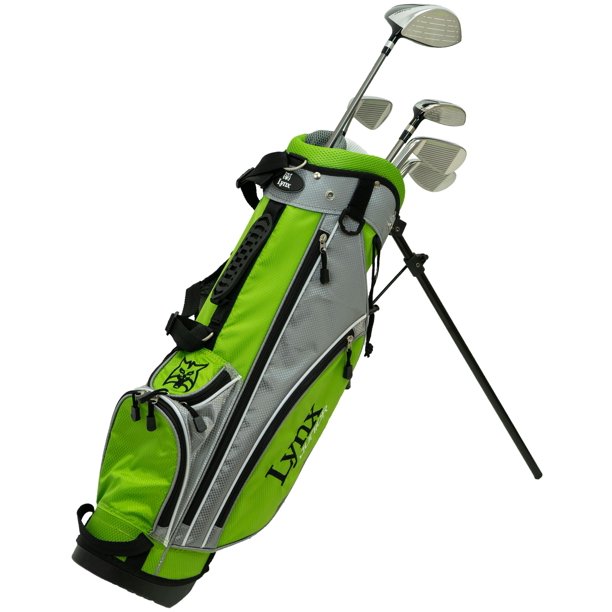 Lynx Green Junior's Golf Complete Set with Bag (Age 5-8) - Walmart.com ...