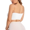 thumbnail image 4 of Tsesme Plus Size Strapless Bras for Women, Seamless Bandeau Tube Top Bra, Non Slip Push up Support Layering Bras XXL, 4 of 7