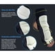 thumbnail image 5 of Taekwondo Foot Protecto PU Leather Breathable Taekwondo Foot Guard Reduce Impact Foces 1 Pair Comfotable Slip Resistant  Fo Training, 5 of 7