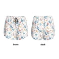 thumbnail image 5 of Picia Tulips Flowers Pattern Women's 2 in 1 Athletic Running Shorts High Waisted Workout Casual Gym Sweat Shorts with Comfy Liner Zipper Pockets-Small, 5 of 9