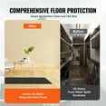 thumbnail image 4 of VEVOR 80 x 80 Inch Hot Tub Mat, Extra Large Inflatable Hot Tub Pad, Waterproof Slip-Proof Backing, Absorbent Spa Pool Ground Base Flooring Protector Mat Reusable Outdoor & Indoor, Also For Car Repair, 4 of 9