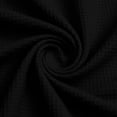 thumbnail image 5 of VBVC Women's Waffle 3/4 Sleeve Tops , Ladies' Crew Neck Loose Blouse , Casual Summer Shirts For Women,Black,S-2XL, 5 of 7