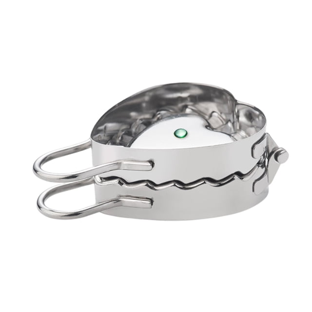 Inteprter Moldes para rebanar para hacer dumplings, dispositivos portátiles de acero inoxidable, molde para dumplings en forma de corazón, Utensilios de cocina