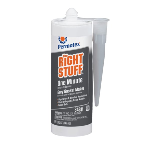 Máquina de juntas Permatex 34311, color gris, 147 ml, sellado rápido