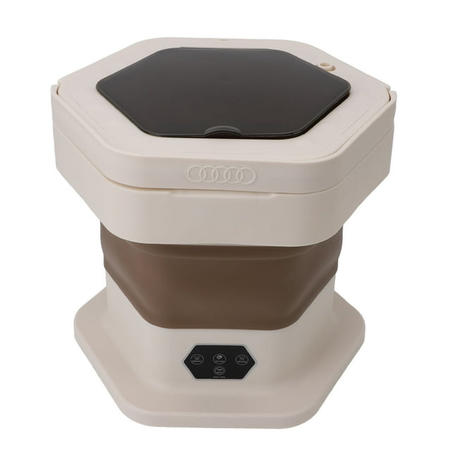 Lavadora Portátil Pequeña, Mini Lavadora Alta Eficiencia de Alta Eficiencia Fácil de Usar Capacidades Potentes de Limpieza potentes Plegables para ropa para acampar parapero