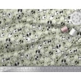 thumbnail image 2 of Soimoi Rayon Fabric Crossbone & Skull Halloween Print Fabric by Yard 56 Inch Wide, 2 of 3