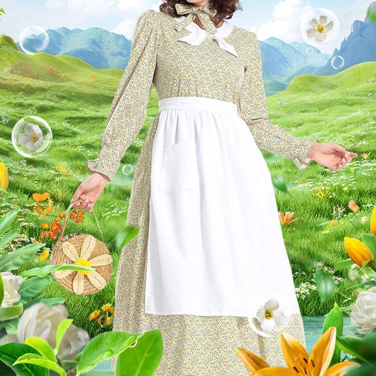 green prairie dress Green Prairie fit and flare dress 0973# – Xiaolizi main image 0
