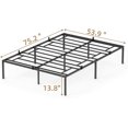 thumbnail image 7 of FULL(191*137*38CM) EastVita all-metal platform bed frame Strong steel bed mattress base without springs Large storage space easy to assemble Non-vibration and noise-free black, 7 of 7