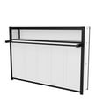 thumbnail image 5 of Luckynote Twin Size Murphy Bed, Metal Foldable Bed Frame with Storage Shelves, Space Saving Design, Gray, 5 of 10