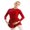 Red, variant on iiniim Women's Adult Long Sleeve Figure Ice Skating Dress Gymnastics Ballet Dance Leotard Dresses